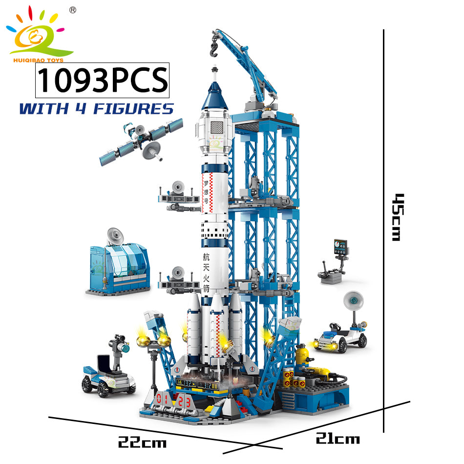 Space Aviation Manned Rocket Building Blocks