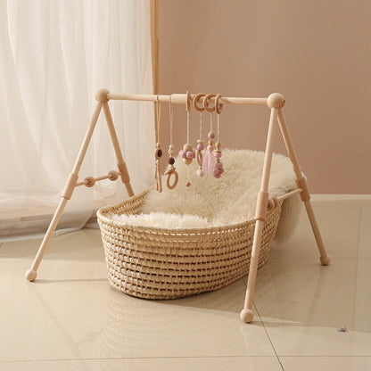 Baby Wooden Toys Play Gym Ordic Wood Nursery