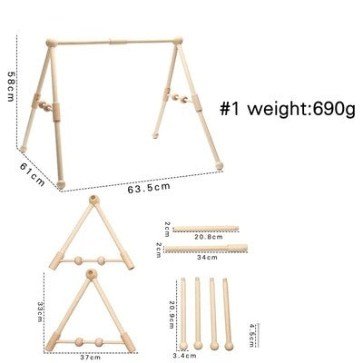 Baby Wooden Toys Play Gym Ordic Wood Nursery