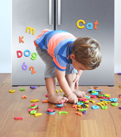 Fridge Magnetic Letters Numbers Set Educational