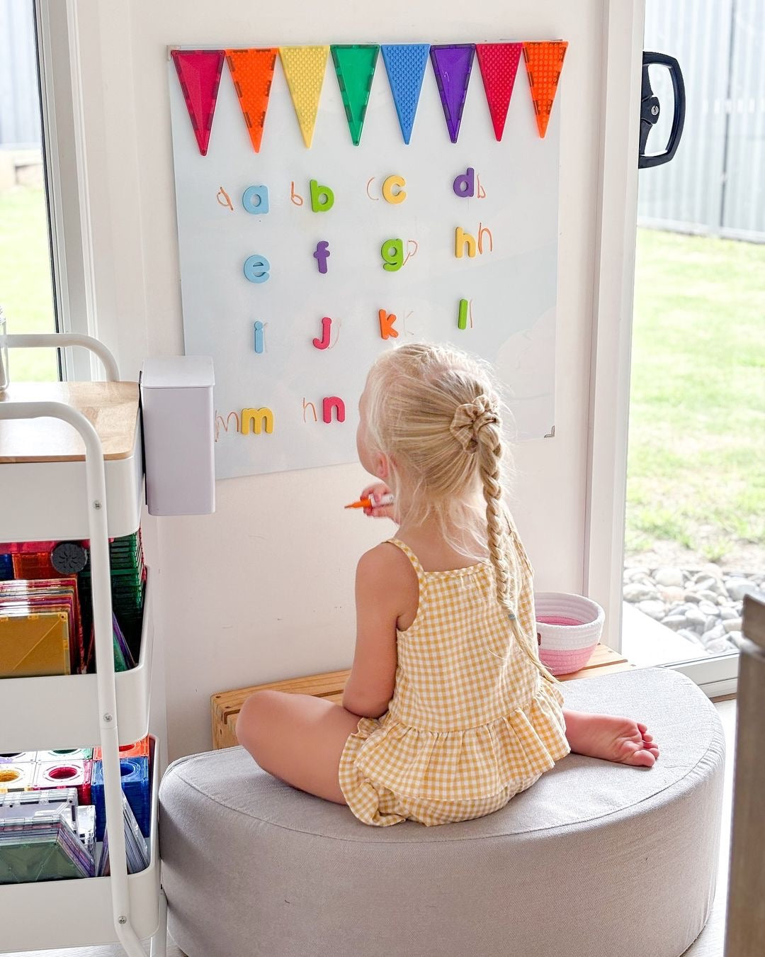 Fridge Magnetic Letters Numbers Set Educational