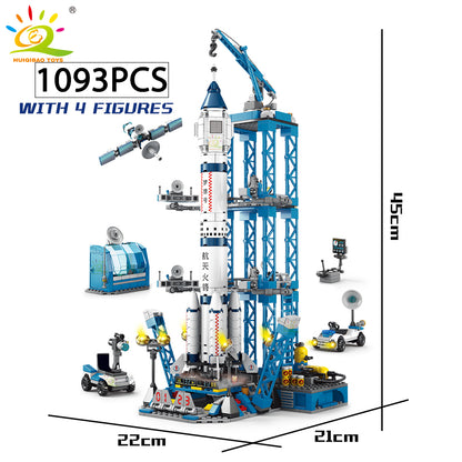 Space Aviation Manned Rocket Building Blocks