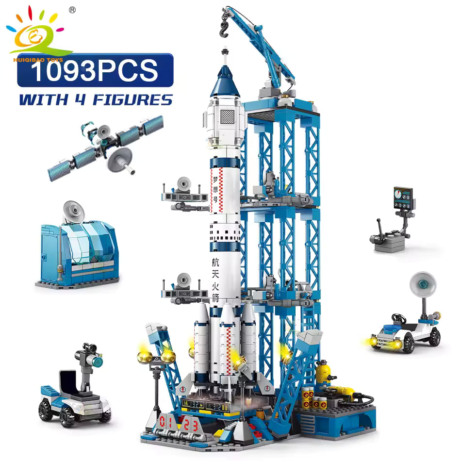 Space Aviation Manned Rocket Building Blocks
