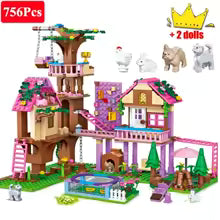 Friends City Tree House Summer Holiday (756 PCS With BOX)