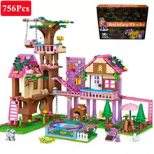 Friends City Tree House Summer Holiday (756 PCS With BOX)