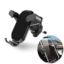 Universal Gravity Car Phone Holder – Secure Air Vent Mount for iPhone 14 13 12 11 Pro Max, Samsung & Xiaomi