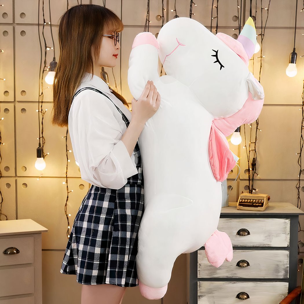 25-100cmKawaii Giant Unicorn Plush Toy